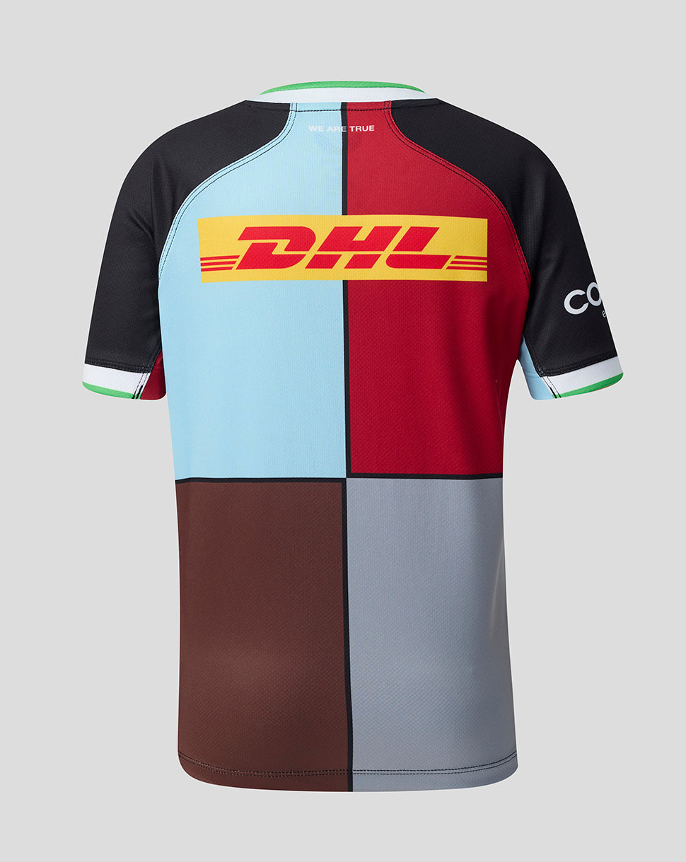 Harlequins Junior 2026/27 Thuis Replica Shirt - Zwart