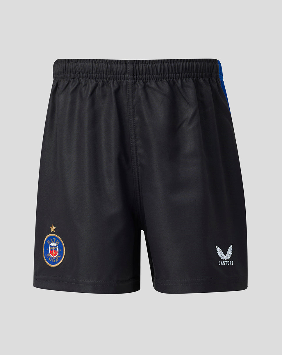 Bath Rugby Junior 2026/27 Home Replica Shorts - Black/Blue