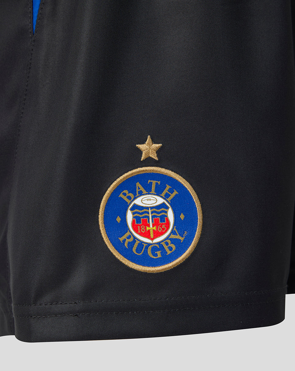 Bath Rugby Junior 2026/27 Home Replica Shorts - Black/Blue