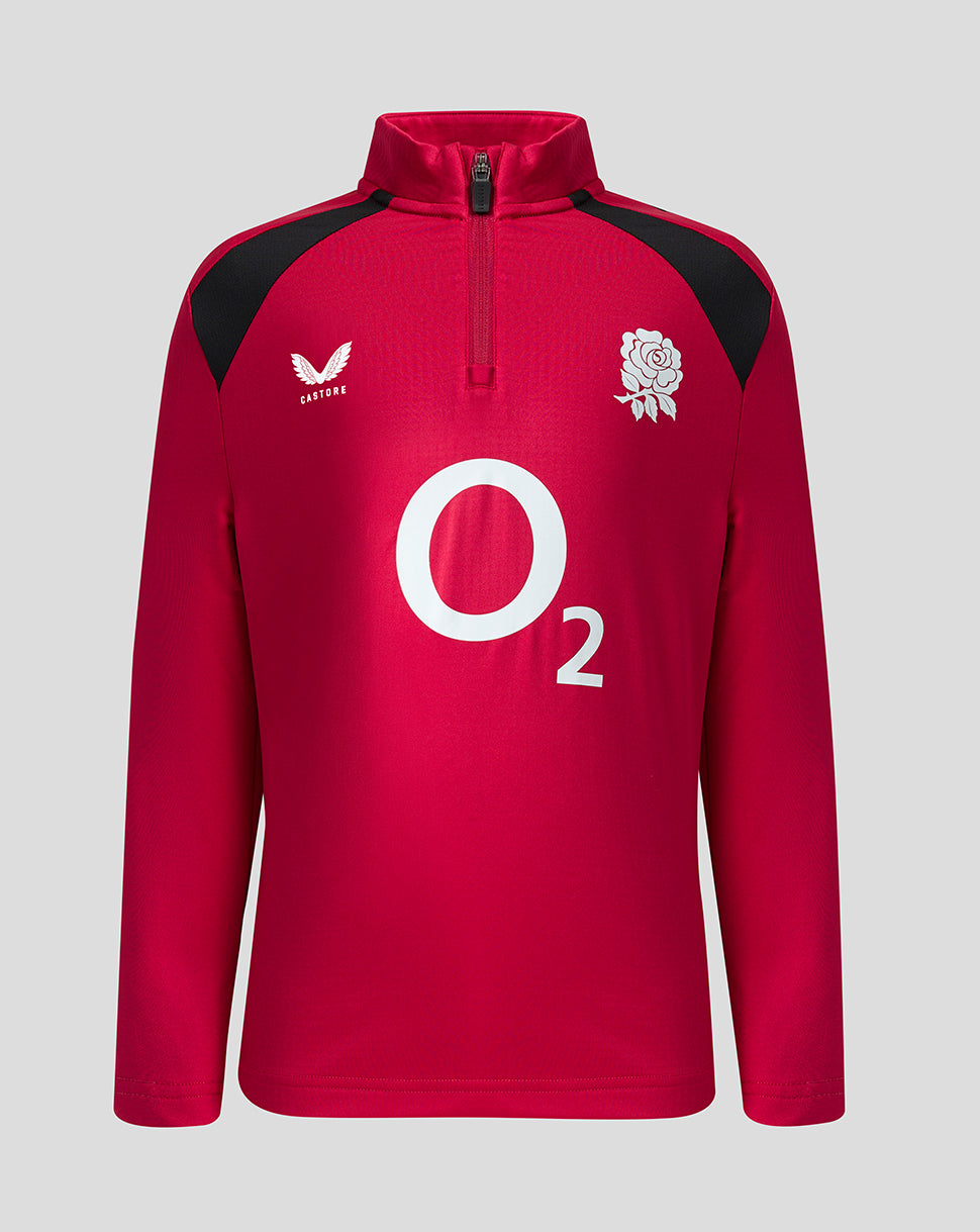 England Rugby Junior 26/27 Training Midlayer Top – Rood - Rood