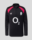 Black sports jacket with red accents, white logo, and 'O2' branding on a gray background
