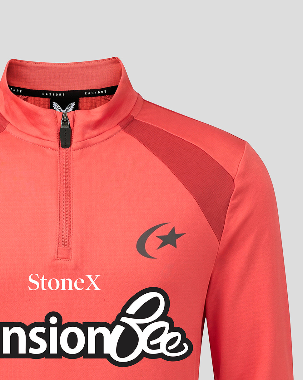 Saracens Junior 2026/27 Training 1/4-Zip-Oberteil – Rose - Rosé