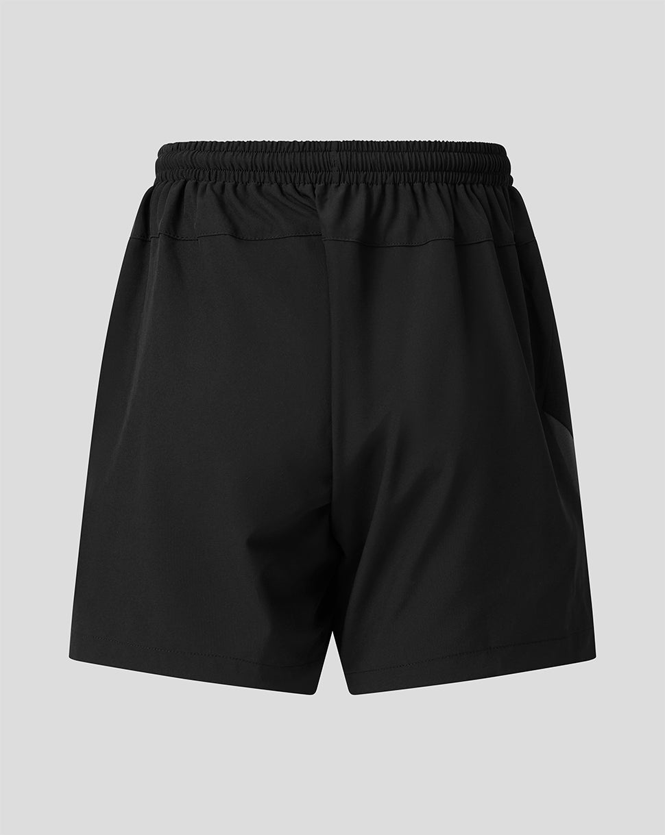 Bath Rugby Junior 2026/27 Training Shorts - No Pockets - Schwarz/Gunmetal