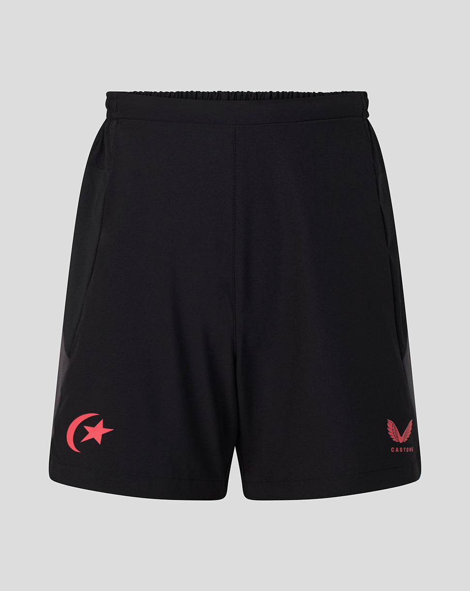 Saracens Junior 2026/27 Training Shorts – Schwarz - Schwarz/Grau