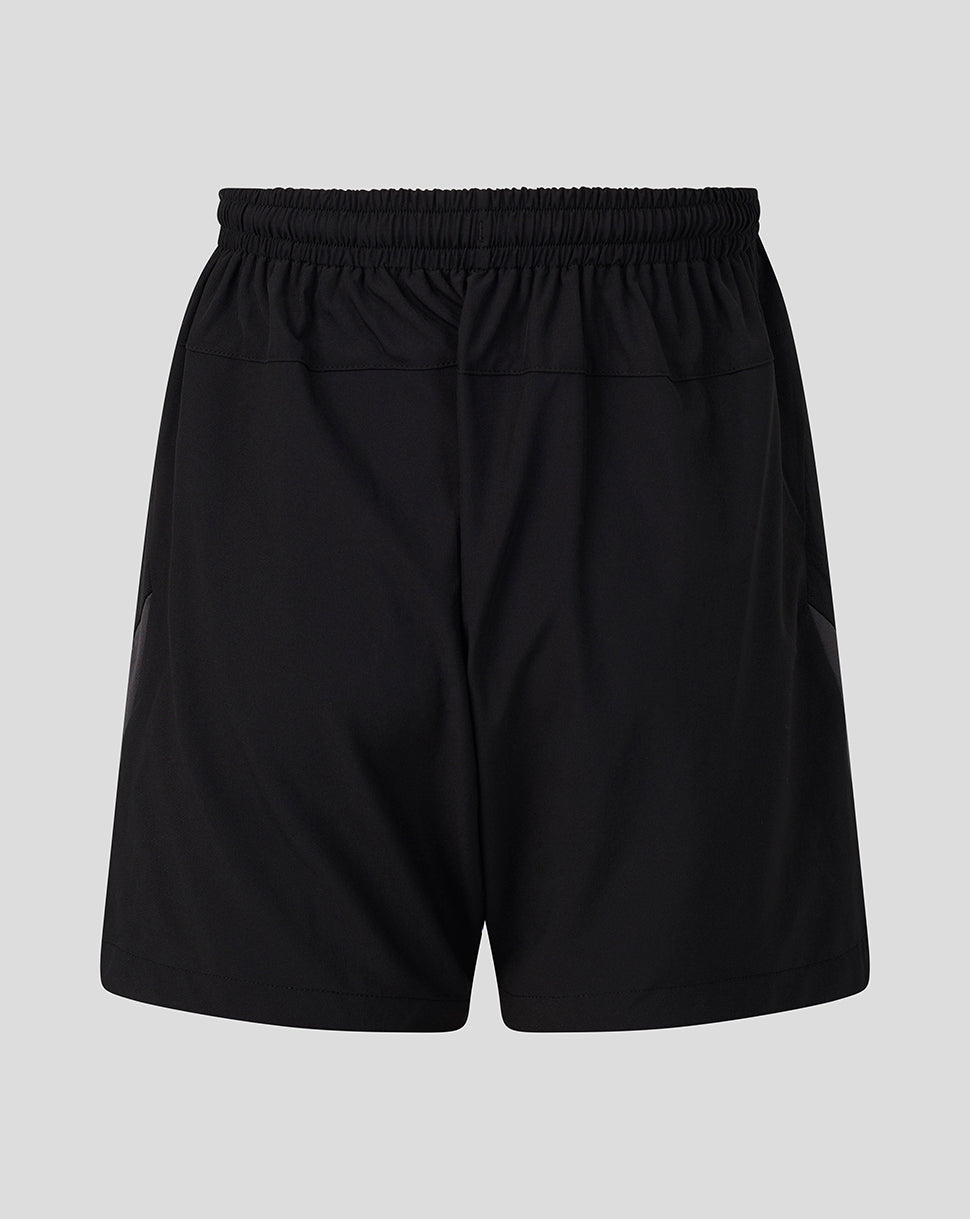 Saracens Junior 2026/27 Training Shorts – Schwarz - Schwarz/Grau