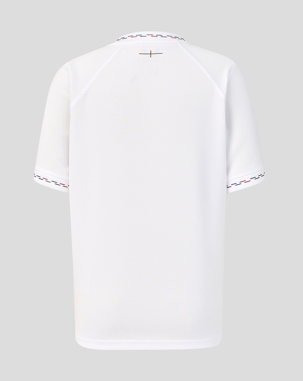 Camiseta England Rugby Junior 26/27 Local Réplica – Blanco - Blanco