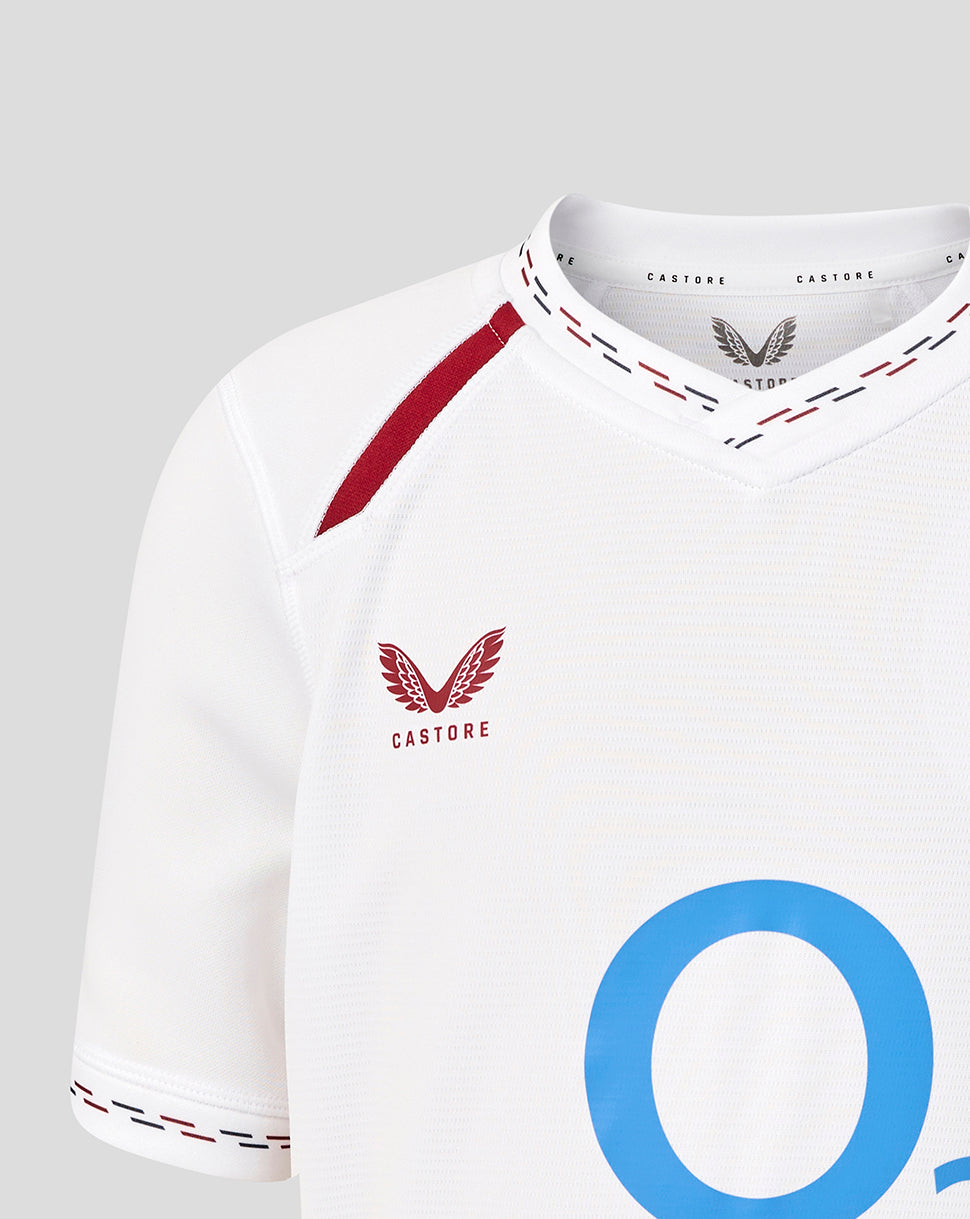 Camiseta England Rugby Junior 26/27 Local Réplica – Blanco - Blanco