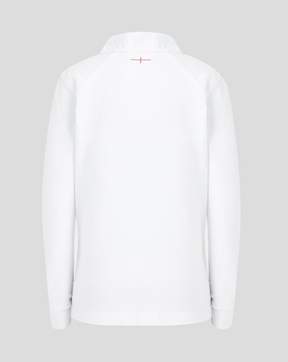 White shirt on a light gray background