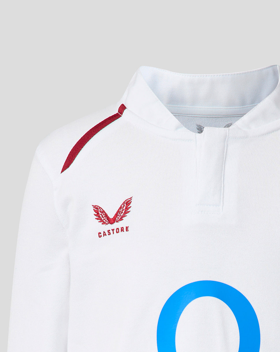 Camiseta de manga larga England Rugby 26/27 Home Classic junior – Blanco - Blanco