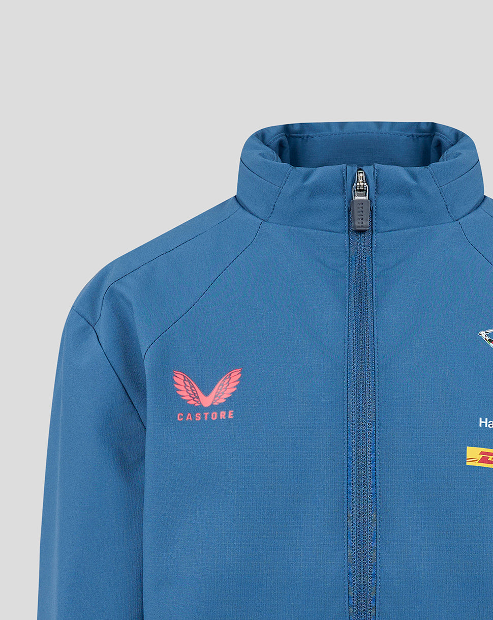 Harlequins Junior 2026/27 Training Packable Hood Shower Jacket - Blue