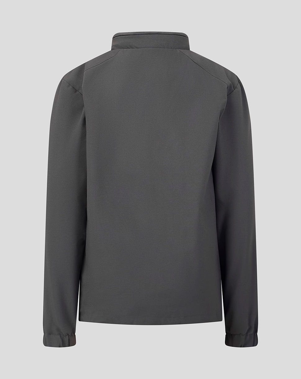 Saracens Junior 2026/27 Training Packable Hood Shower Jas – Grijs - Grijs