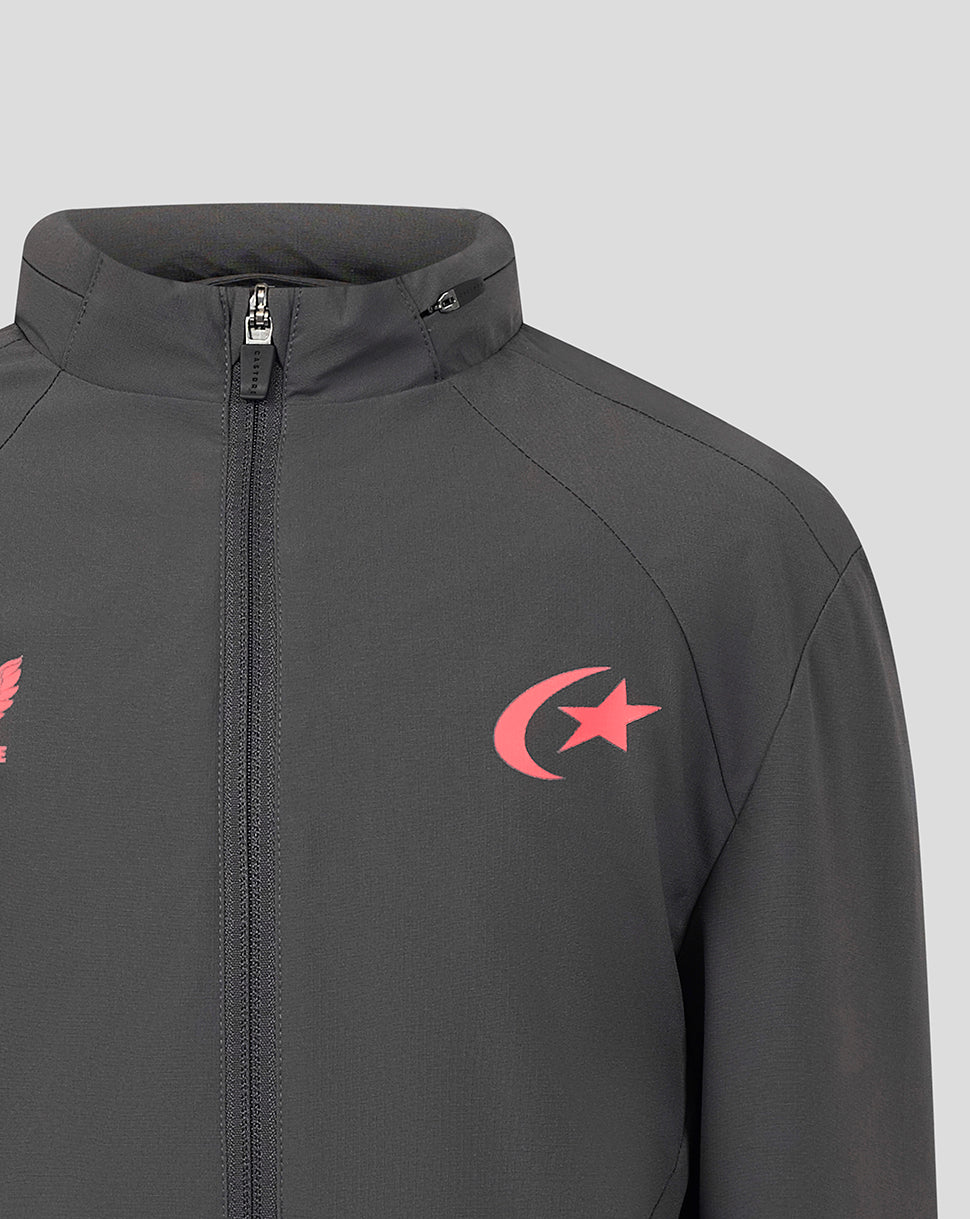 Saracens Junior 2026/27 Training Packable Hood Shower Jas – Grijs - Grijs