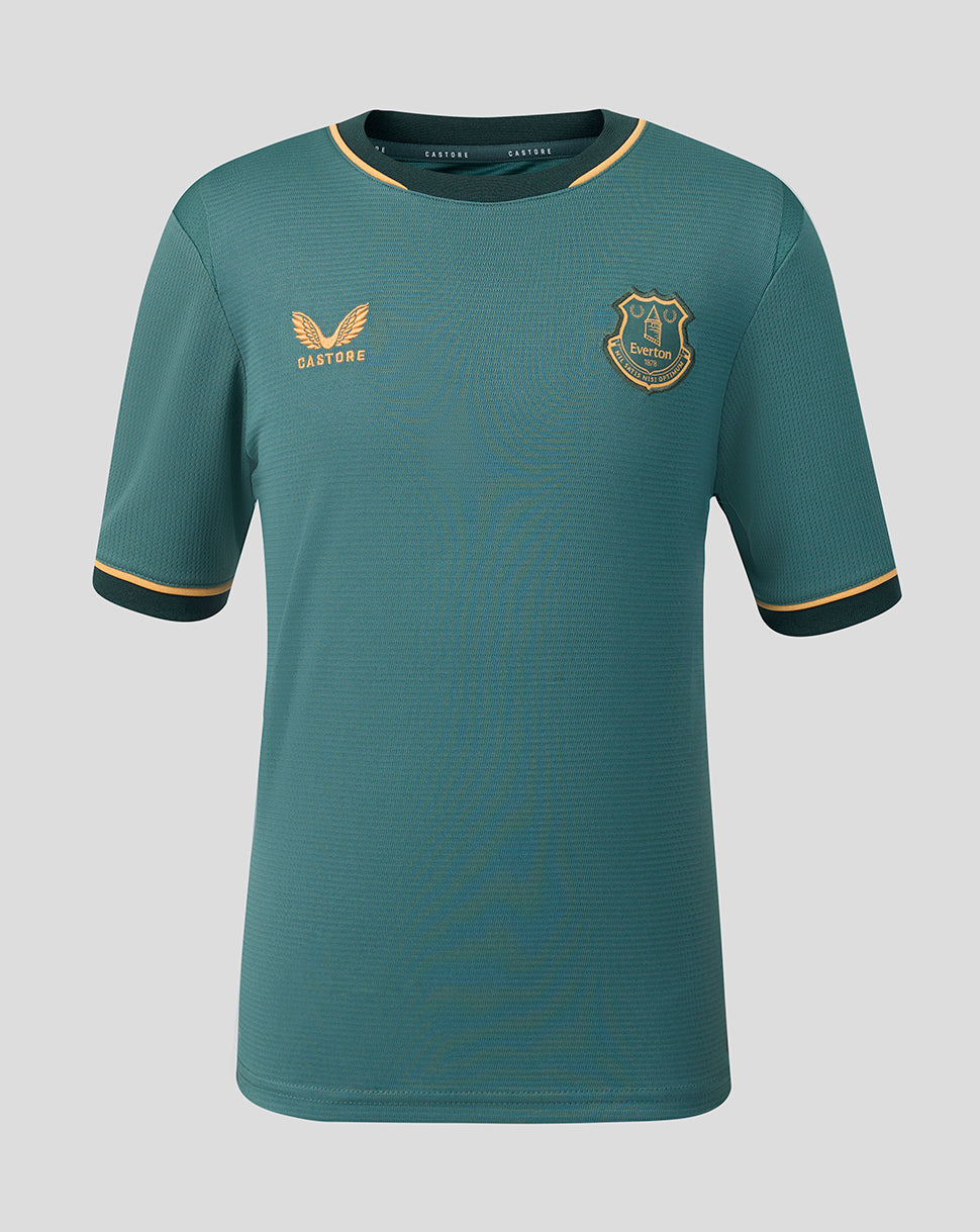 Everton FC Junior 26/27 Third Short Sleeve Shirt - Green