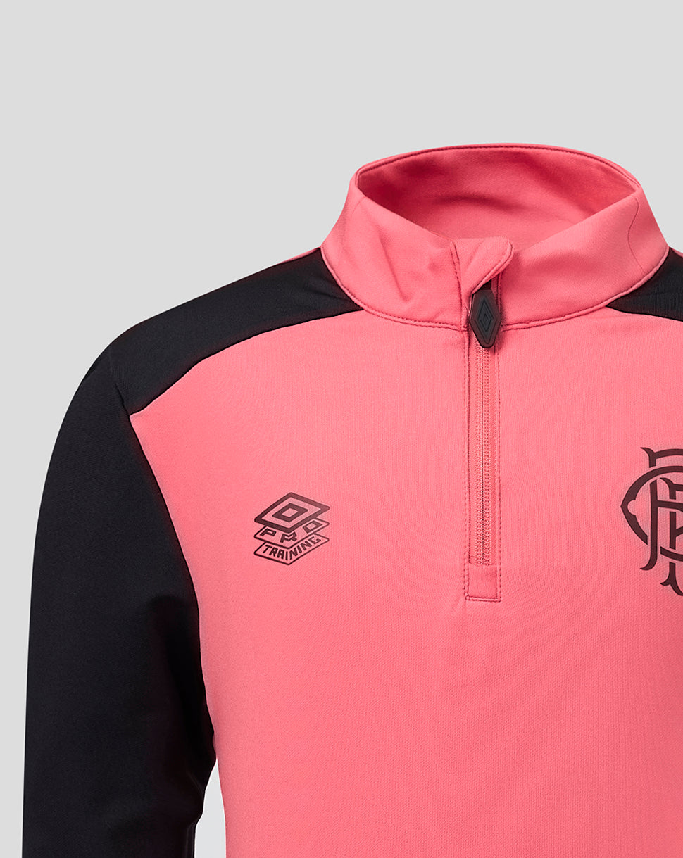 Rangers Junior 26/27 Pro Training 1/4-Zip – Coral - Koralle