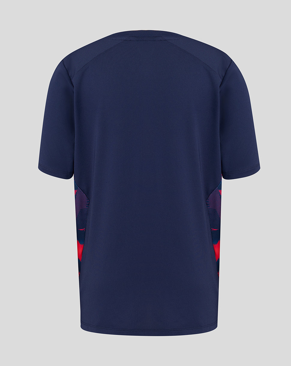 England Rugby Juniors 26/27 Pre Match Short Sleeve Shirt - Peacoat - Peacoat