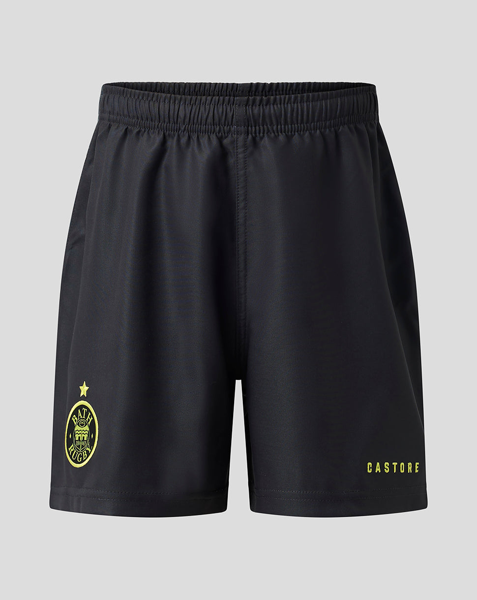 Pantalón corto Bath Rugby Junior 2026/27 European Réplica - Negro