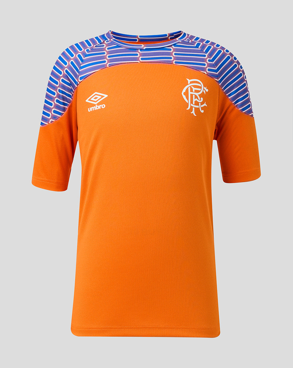 Rangers FC Junior 2026/27 Away Matchday T-Shirt - Orange