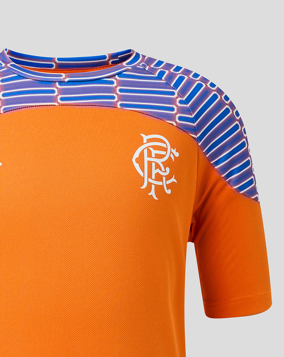 Rangers FC Junior 2026/27 Away Matchday T-Shirt - Orange
