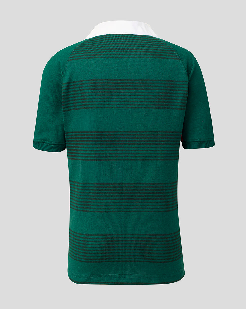 Leicester Tigers Junior 2026/27 Home Classic Short Sleeve Shirt - Botanical Garden