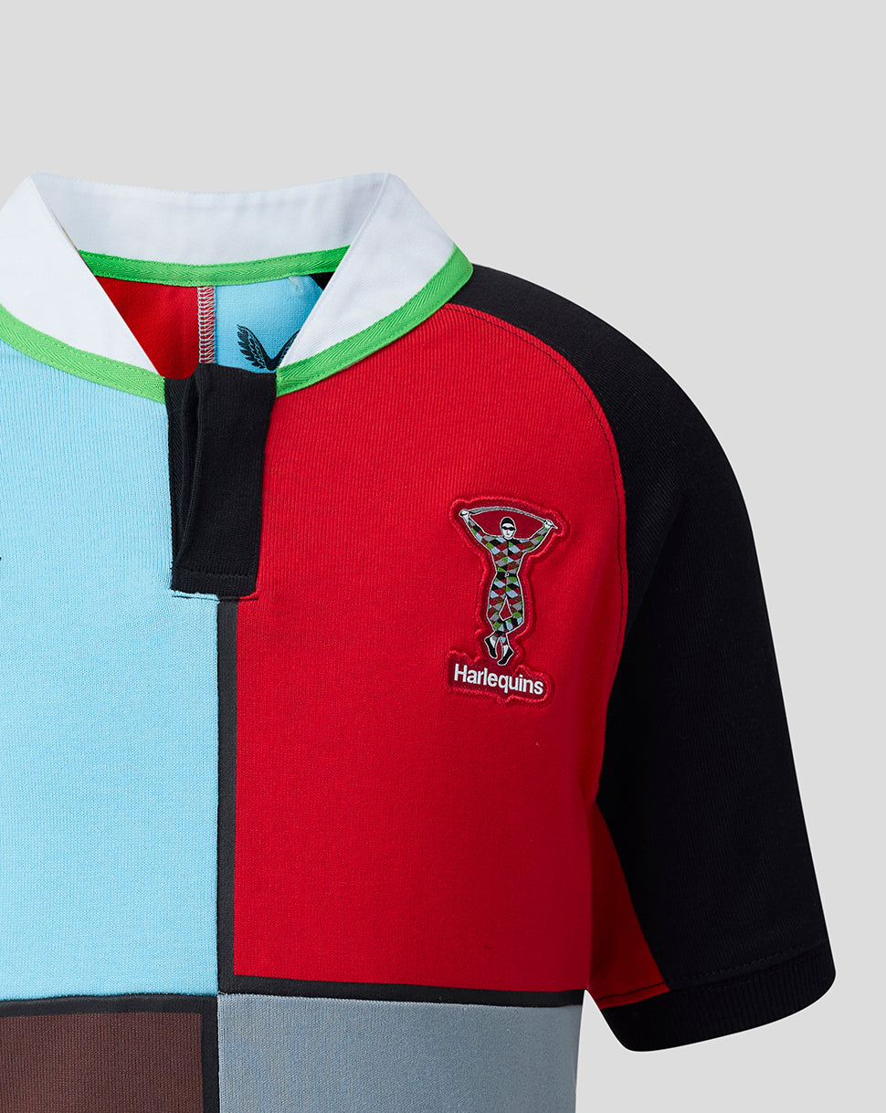 Harlequins junior 2026/27 Home Classic shirt met korte mouw - Zwart