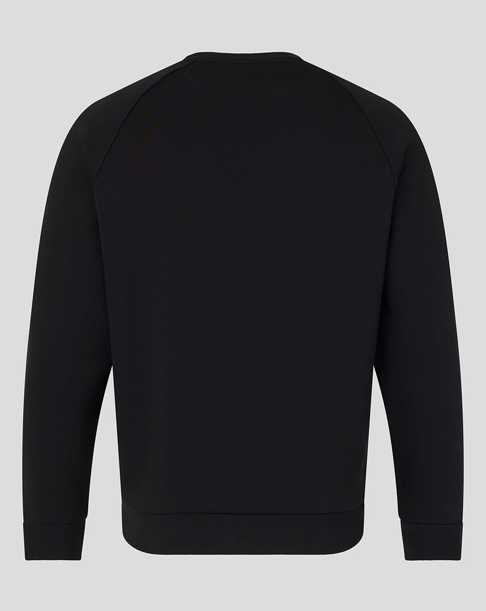 Sudadera England Rugby Hombre 26/27 Travel Adapt Polar – Negro - Negro