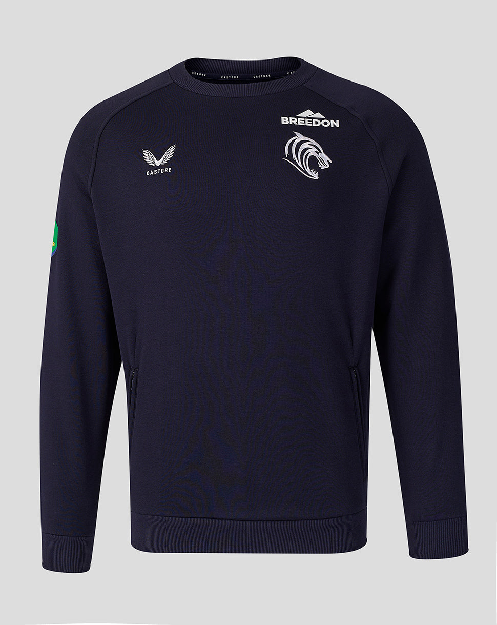 Leicester Tigers Men's 2026/27 Travel Sweatshirt - Navy