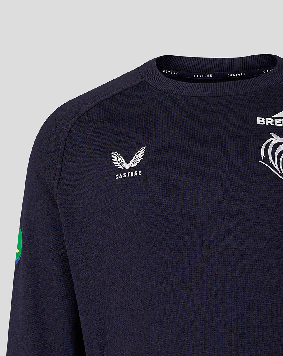 Leicester Tigers Men's 2026/27 Travel Sweatshirt - Navy