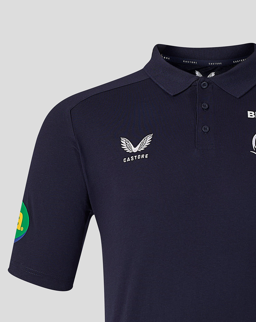 Leicester Tigers Men's 2026/27 Travel Polo - Navy