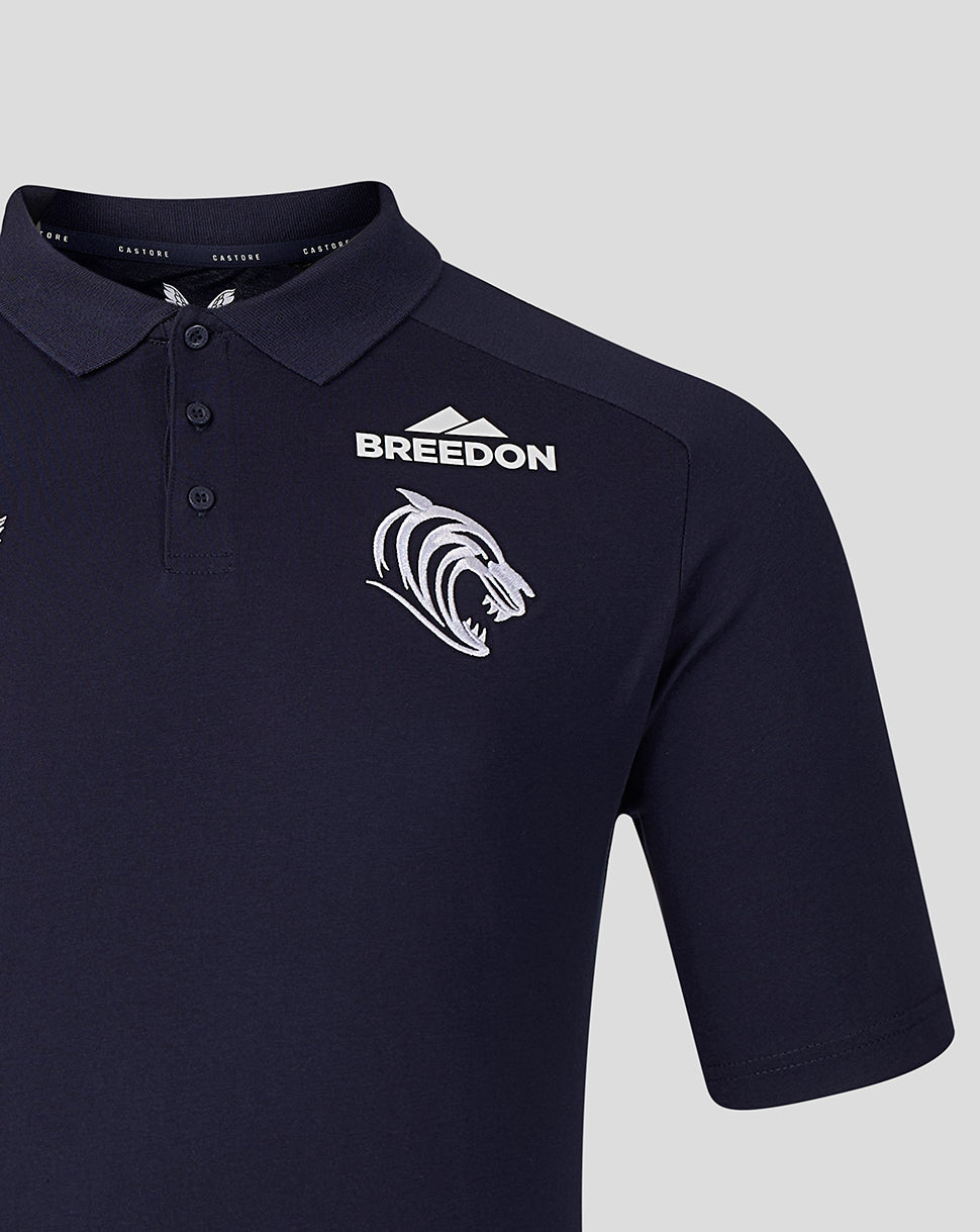 Leicester Tigers Men's 2026/27 Travel Polo - Navy