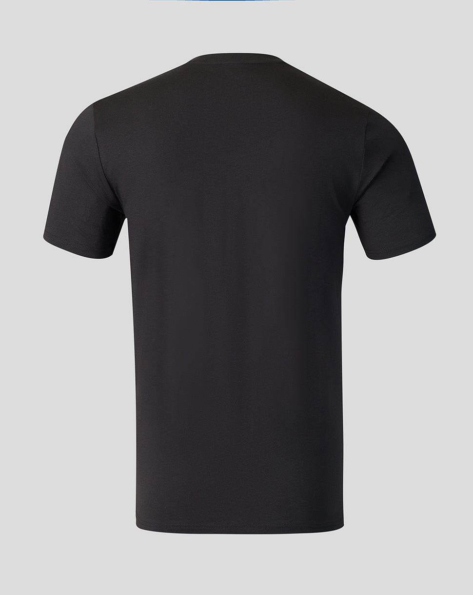 England Rugby Men's 26/27 Travel T-Shirt - Black - Black