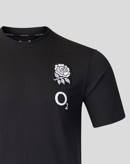 England Rugby Men's 26/27 Travel T-Shirt - Black