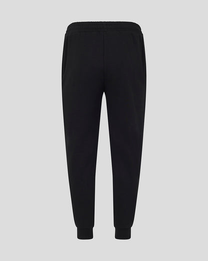 Black sweatpants on a light gray background