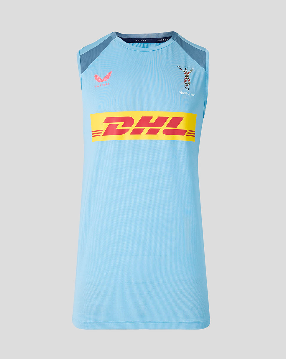 Harlequins Men's 2026/27 Training Sleeveless T-Shirt - Blue