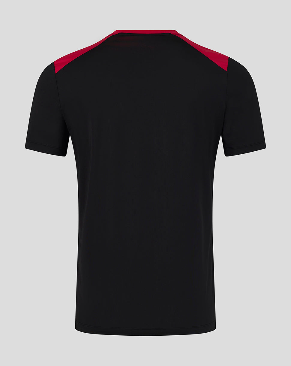 Camiseta de manga corta England Rugby 26/27 Training de hombre – Negro - Negro
