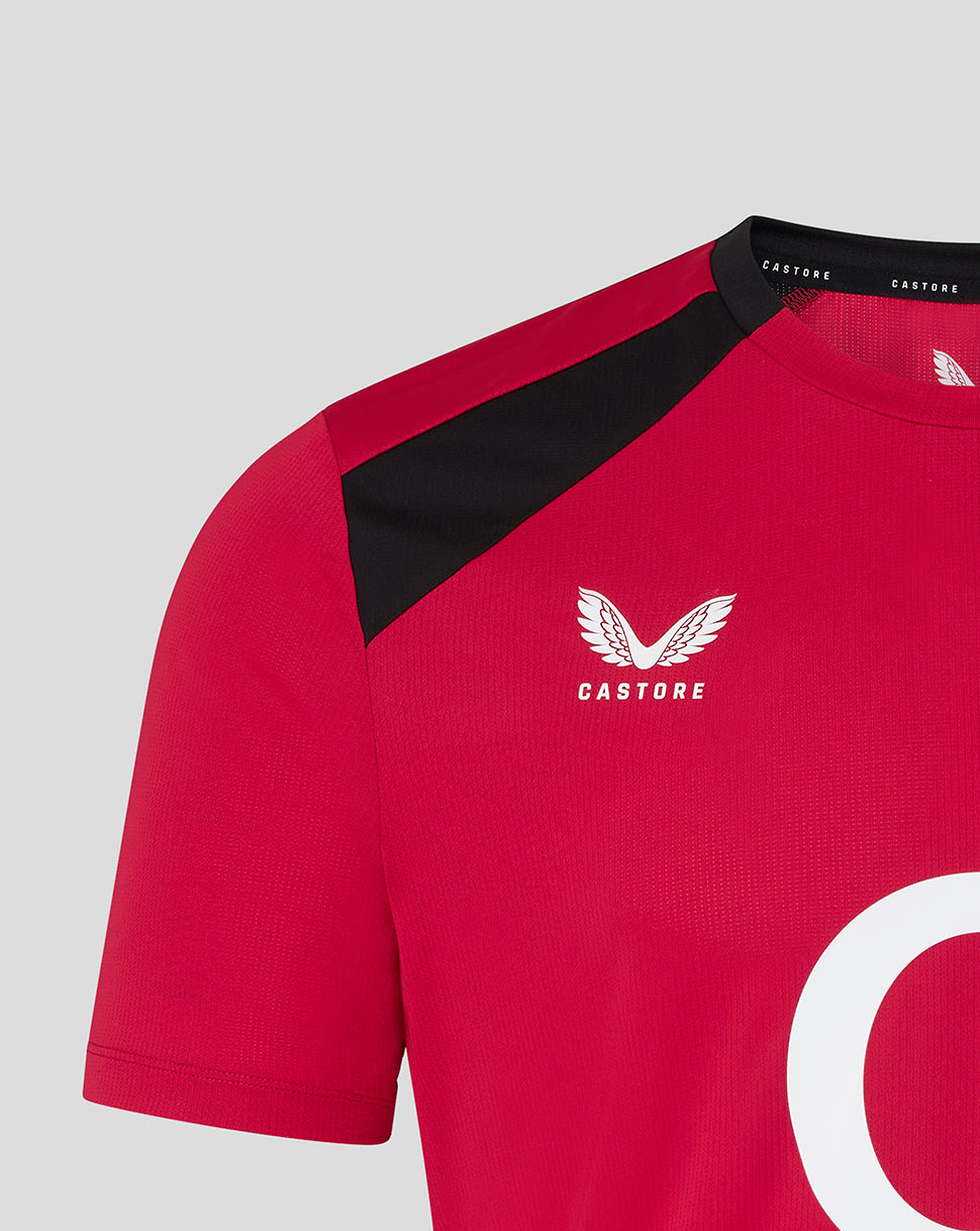 Camiseta de manga corta England Rugby 26/27 Training de hombre – Rojo - Rojo