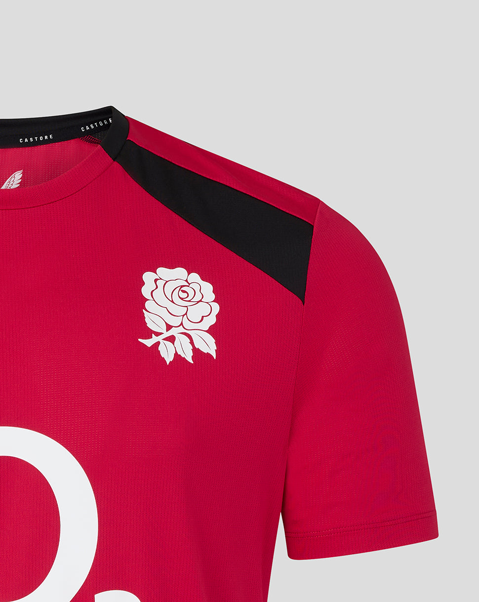 Camiseta de manga corta England Rugby 26/27 Training de hombre – Rojo - Rojo