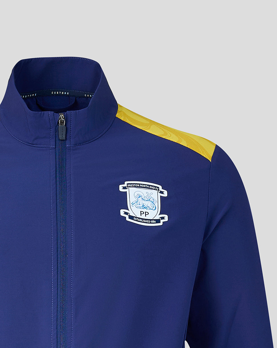 Preston North End Herren 26/27 Matchday Walkout Jacke - Blau