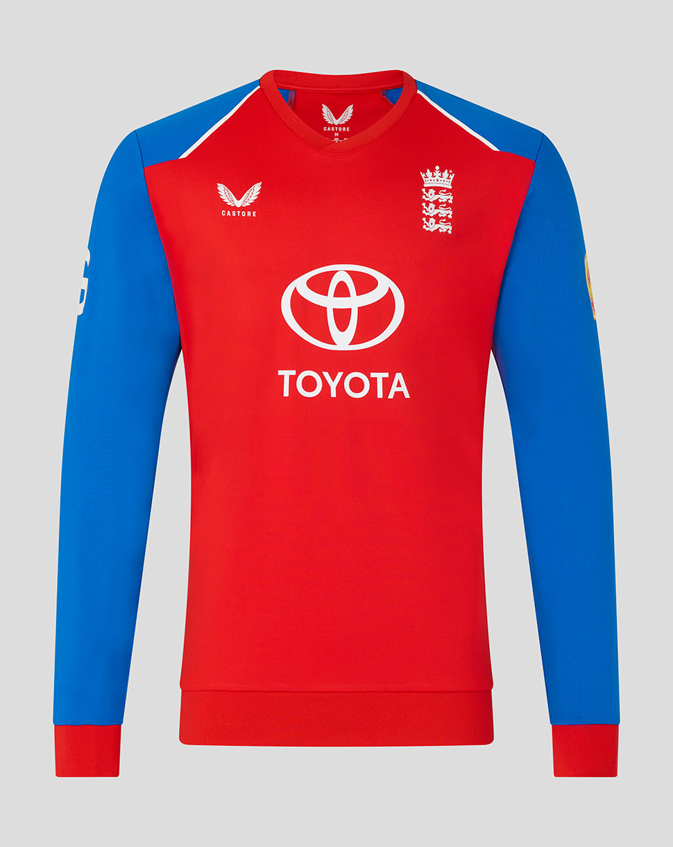 England Cricket Herren 26/27 T20 Sweatshirt - Rot