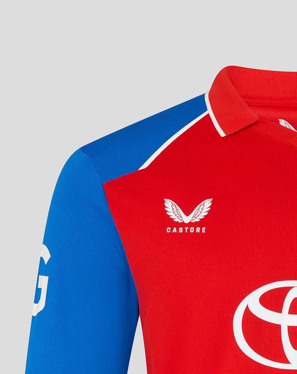 England Cricket Men's 26/27 T20 Replica Long Sleeve Shirt - Red