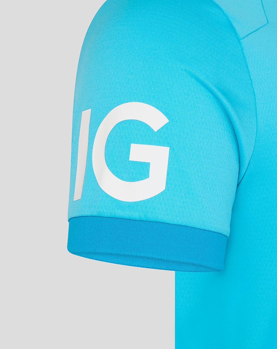 England Cricket heren 26/27 ODI Pro shirt met korte mouw - Blauw