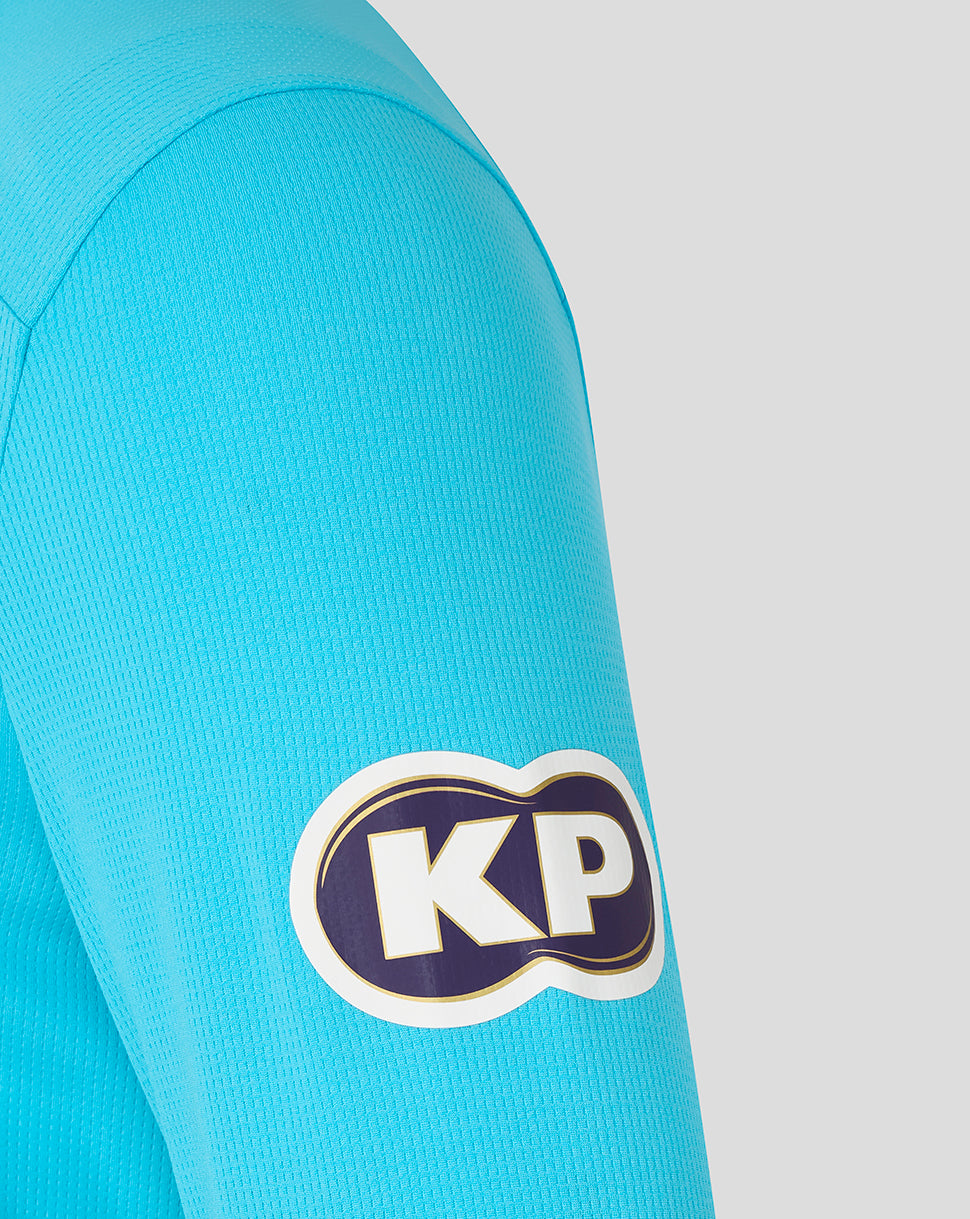 England Cricket Heren 26/27 ODI-replica-shirt met lange mouwen - Blauw