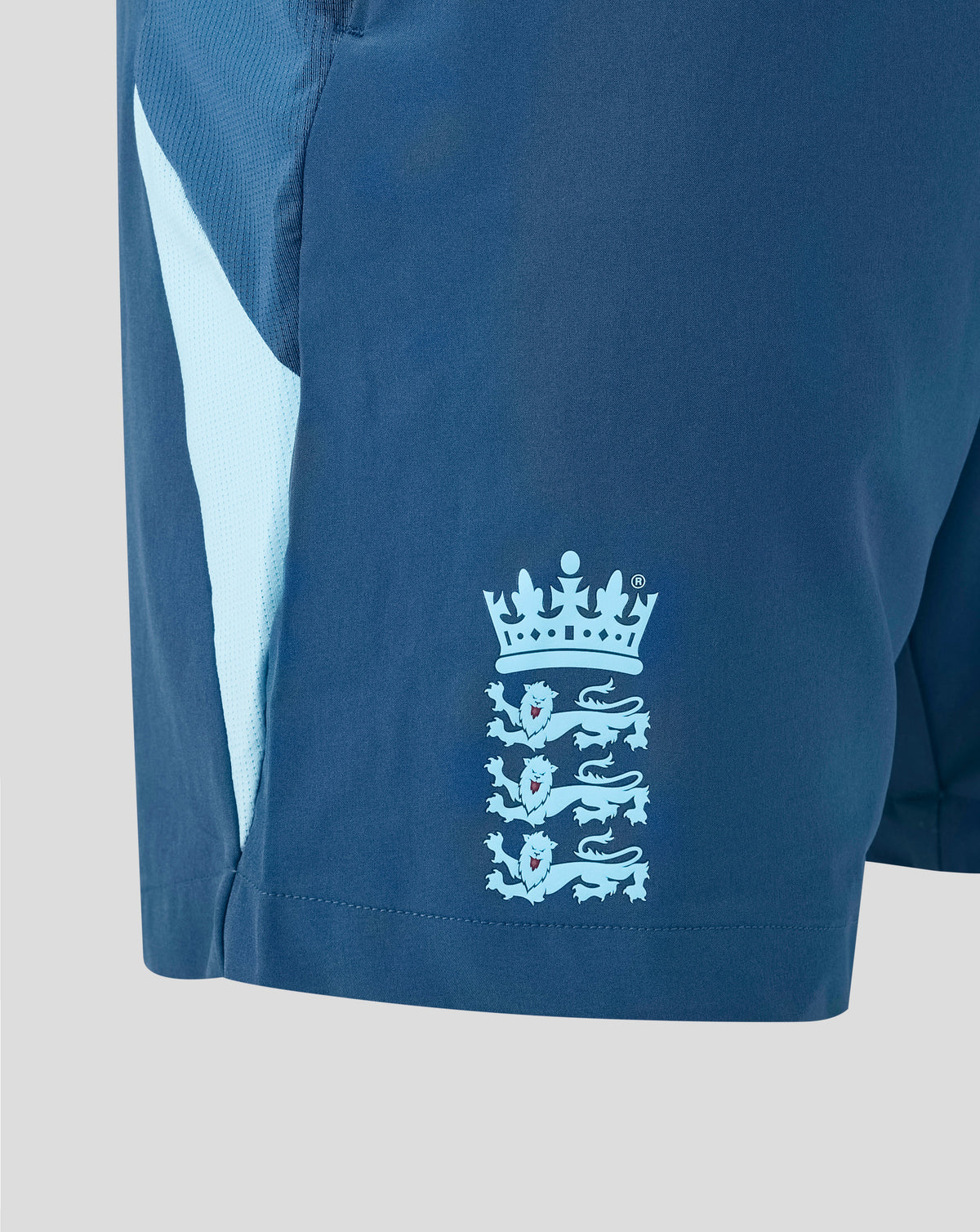 England Cricket Herren 26/27 Training Shorts - Blau