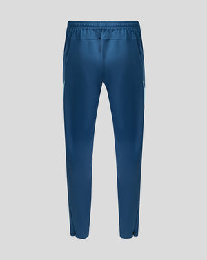 Navy pants on a white background
