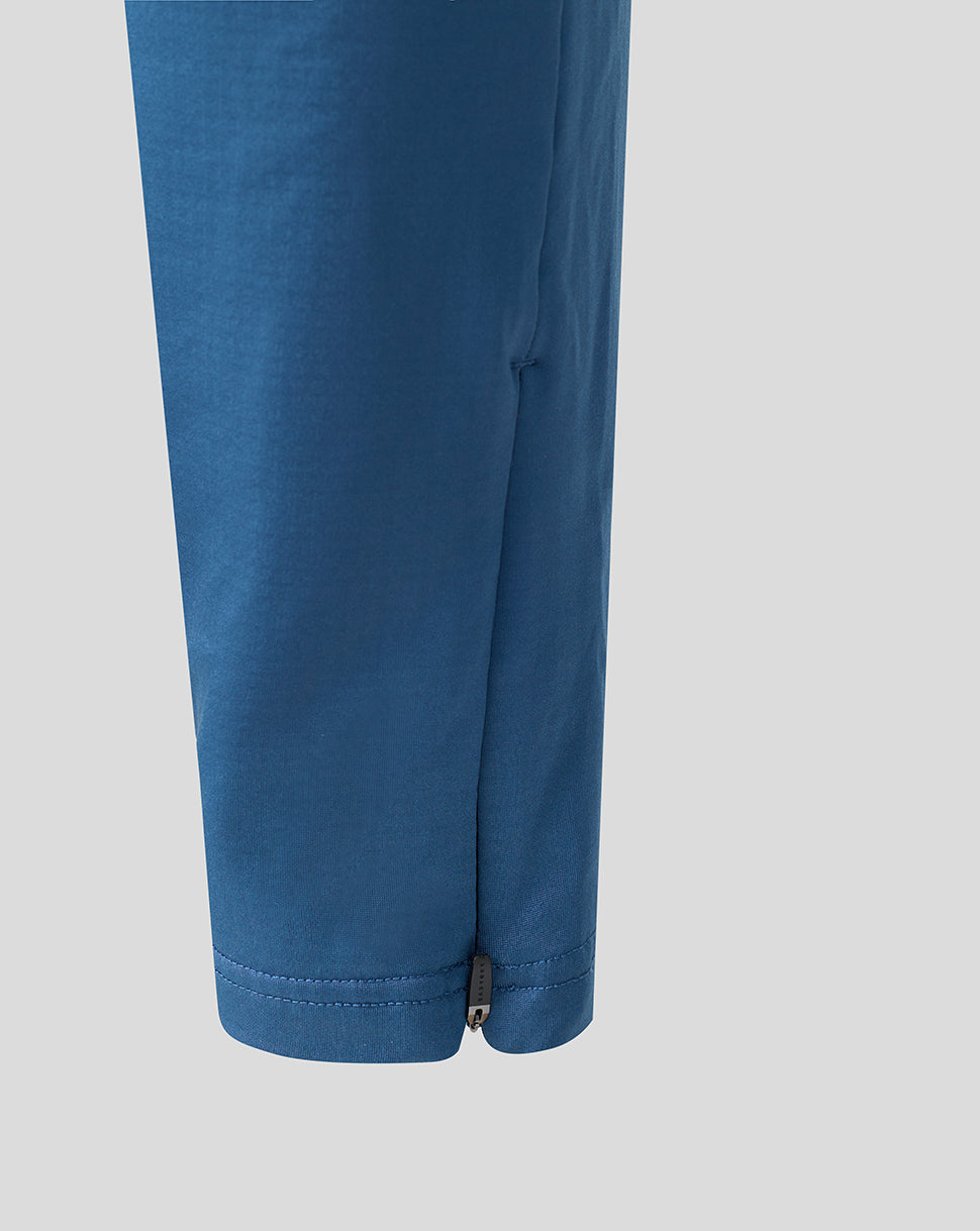 Blue pants on a light gray background