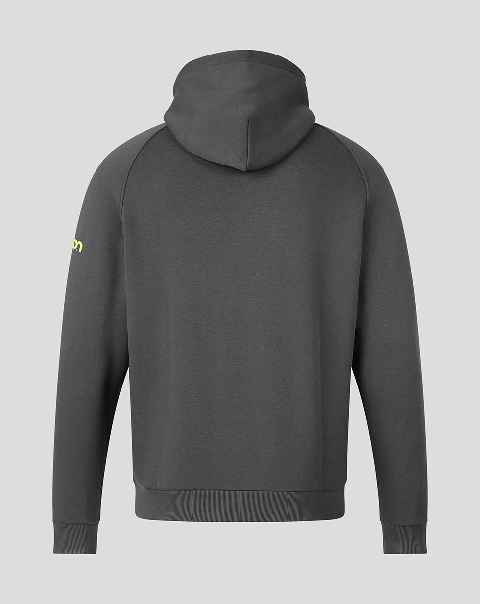 Bath Rugby Herren 2026/27 Travel Adapt Fleece Hoodie - Gunmetal