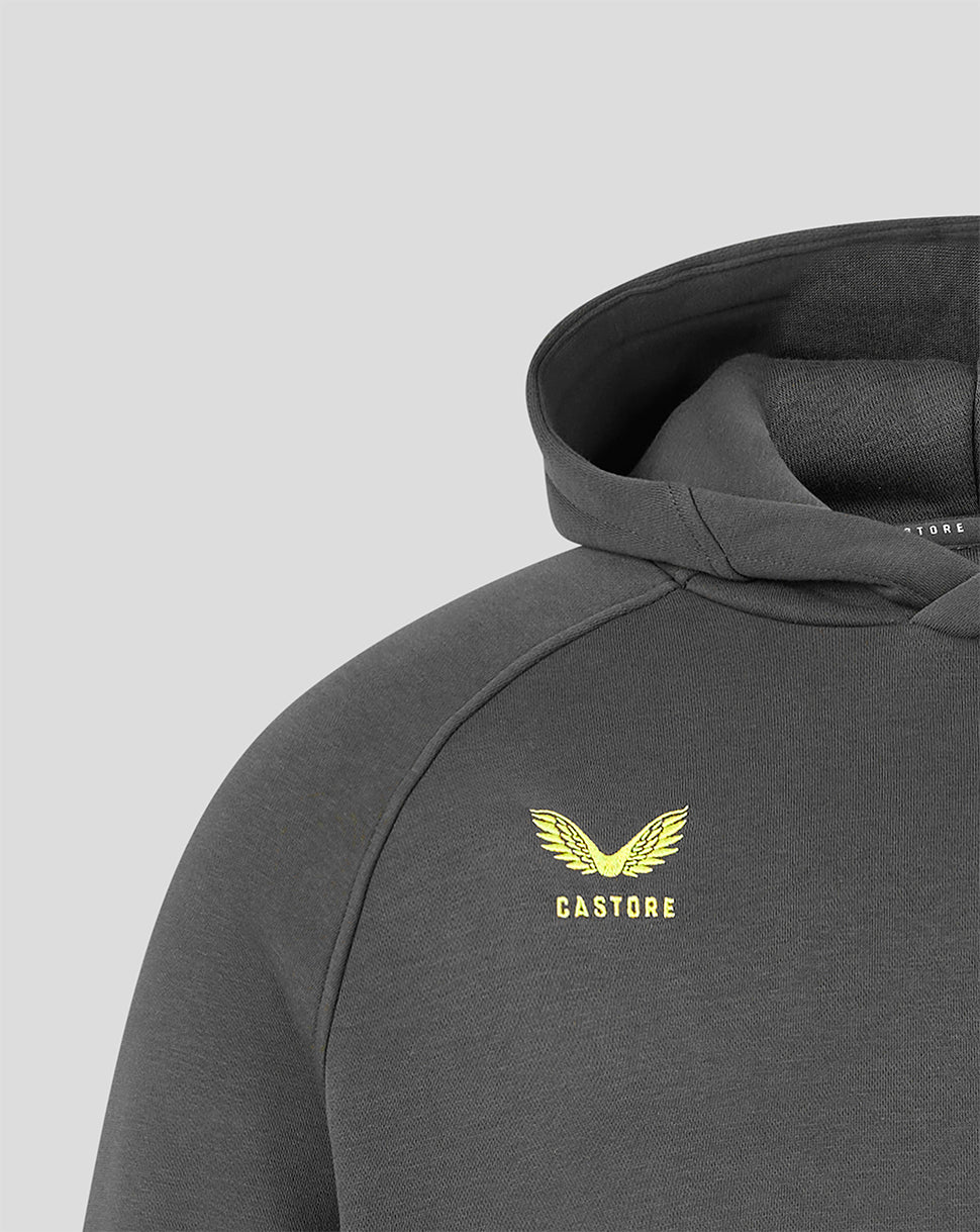 Bath Rugby Herren 2026/27 Travel Adapt Fleece Hoodie - Gunmetal
