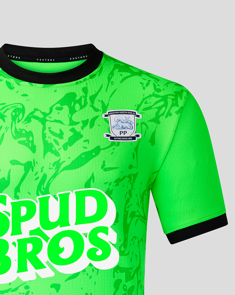 Preston North End Men's 2026/27 Third Goalkeeper Short Sleeve Shirt - Green