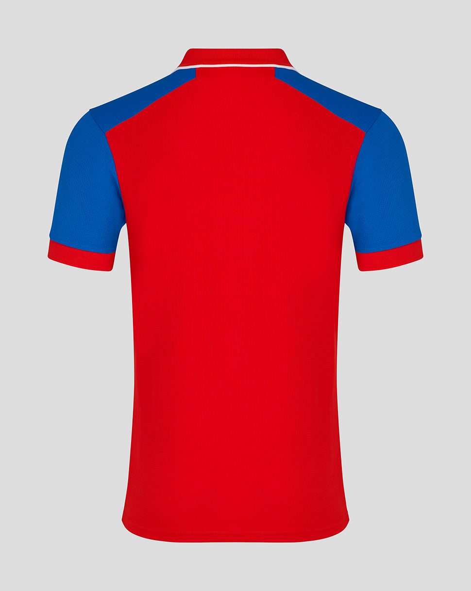 England Cricket Herren-Replica-Shirt mit kurzen Ärmeln, Grösse 26/27, T20 WWC - Rot