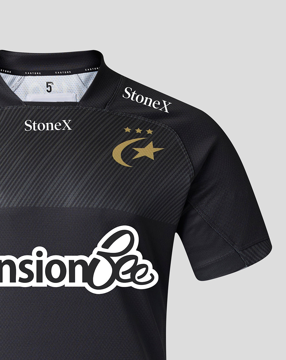 Camiseta Saracens Hombre 2026/27 Local Pro - Negro
