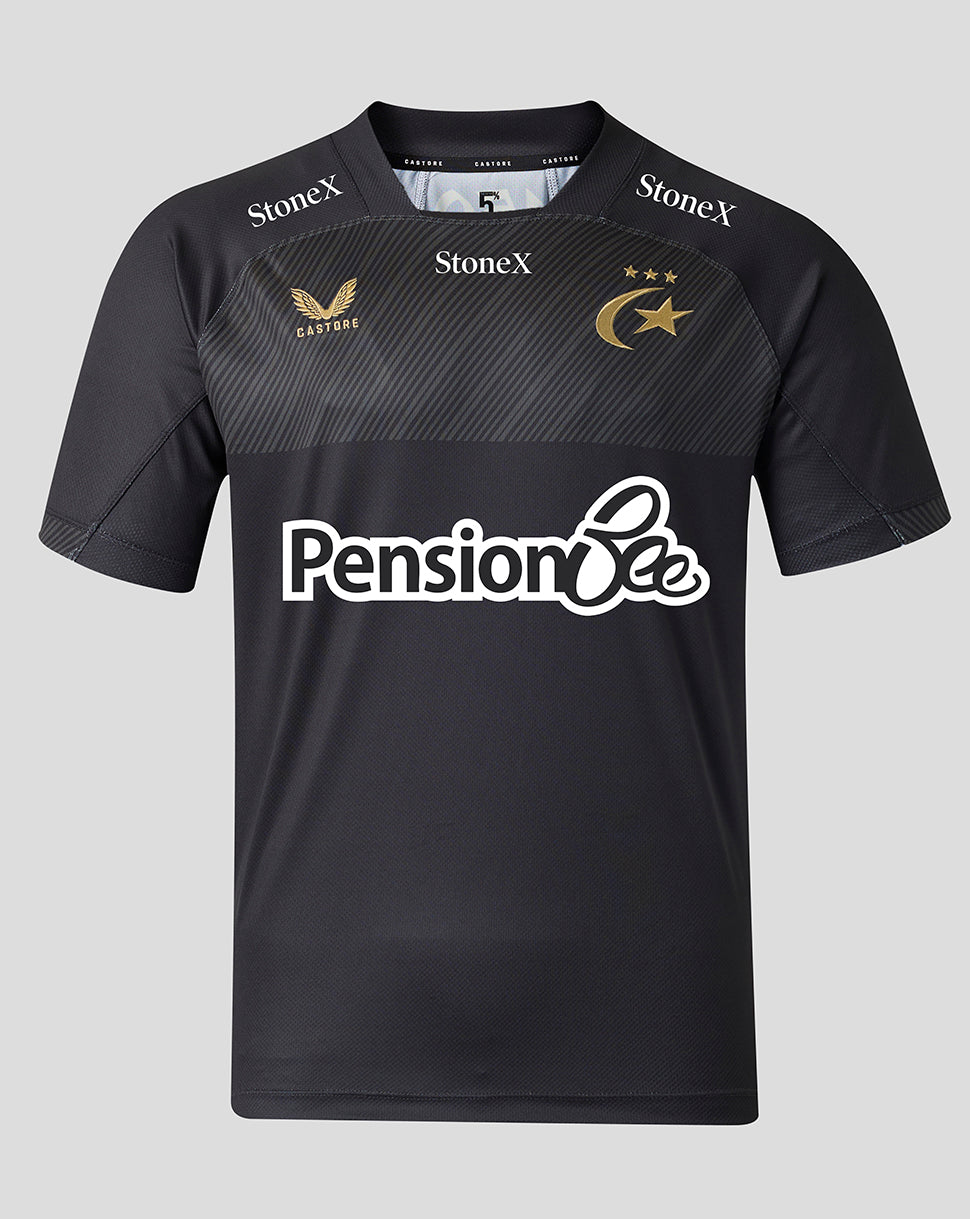 Saracens Herren 2026/27 Heim-Replica-Trikot - Schwarz
